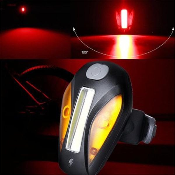 

weimostar usb rechargeable rear tail bike light back lamp taillight waterproof bright led double flash cycling bicycle lights