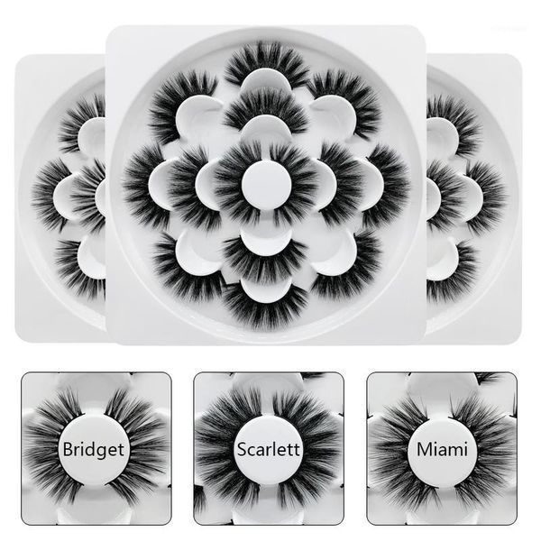

pairs of 3d mink eyelashes handmade natural thick extended eyelash1