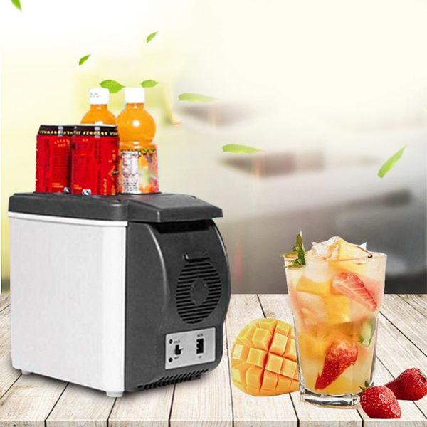 

mini car refrigerator dual use beverage cooler warmer abs portable outdoor travel er universal air freshener
