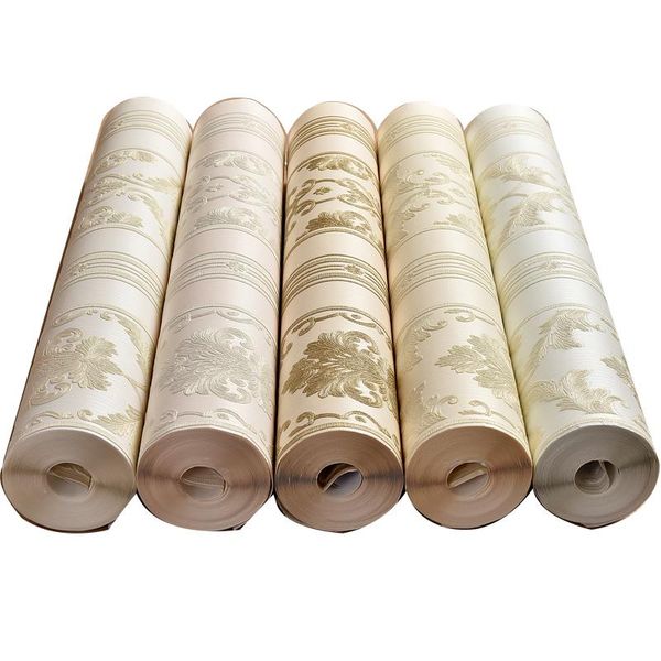 

wallpapers 3d embossed non-woven wallpaper european vertical stripes living room corridor wall environmental protect bedroom fine