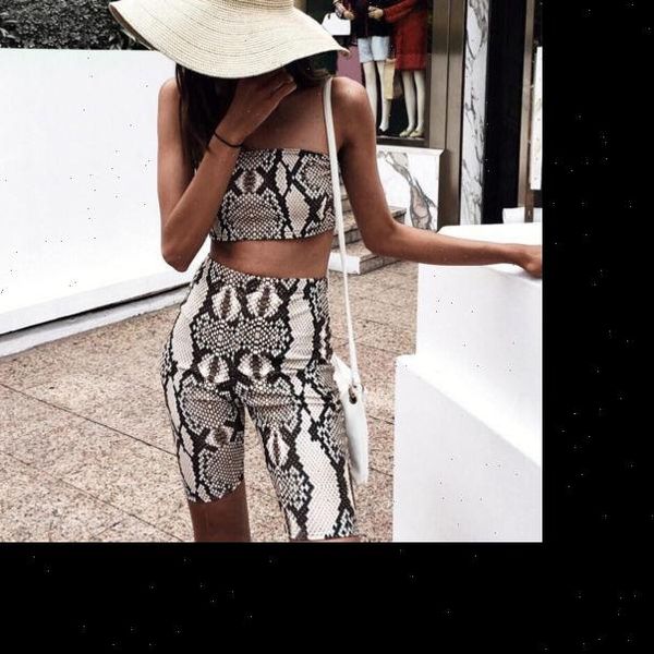

summer snake shinny women tracksuits crop mini shorts bodycon 2 piece set outfits casual jumpsuit sets woman clothes streetwear, Gray