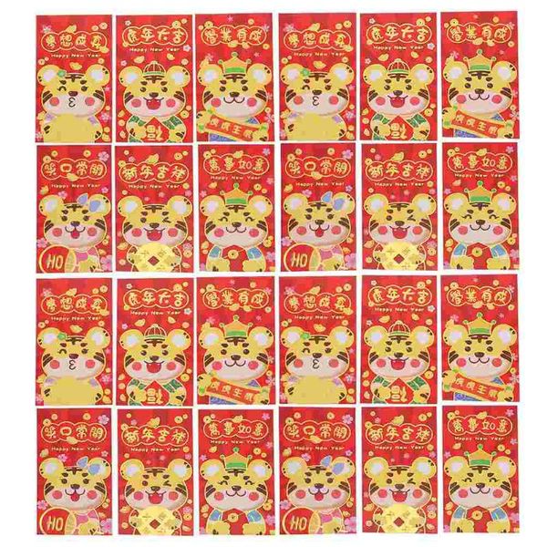 

gift wrap 60 pcs red envelopes chinese year packet tiger money packets