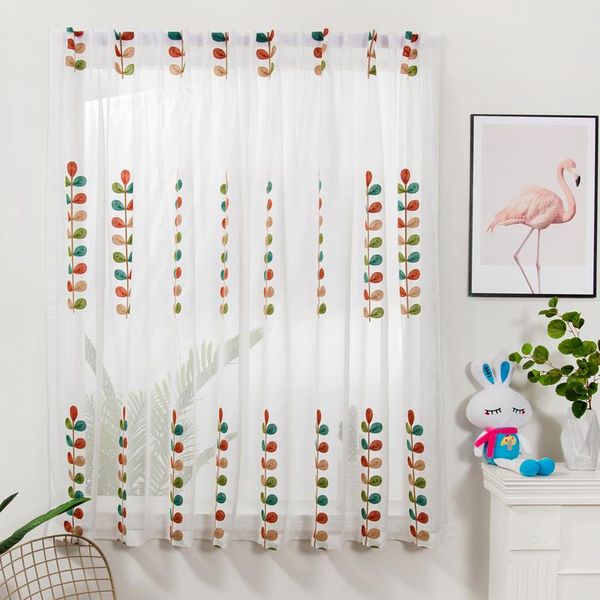 

curtain & drapes nordic pastoral style curtains for bedroom living room balcony study children's sunshade