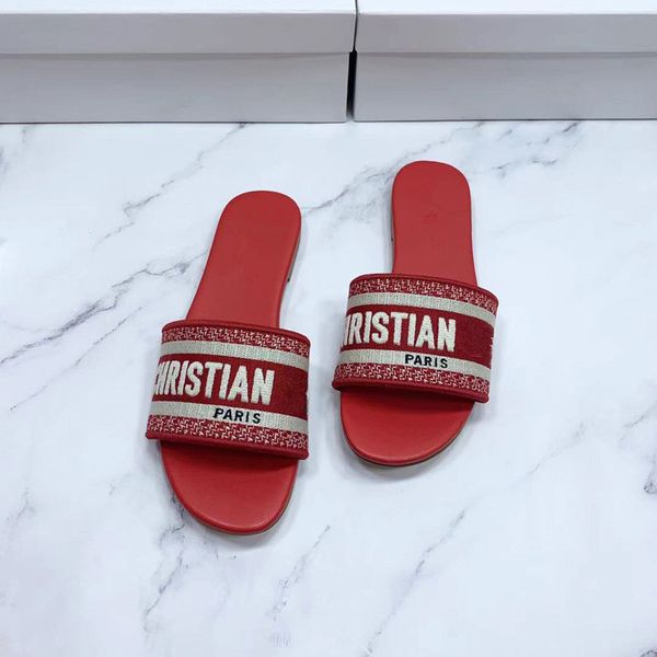 

slippers women 2020 new summer letter slippers 's characters flat bottom embroidered casual sandals zlyh6i6, Black