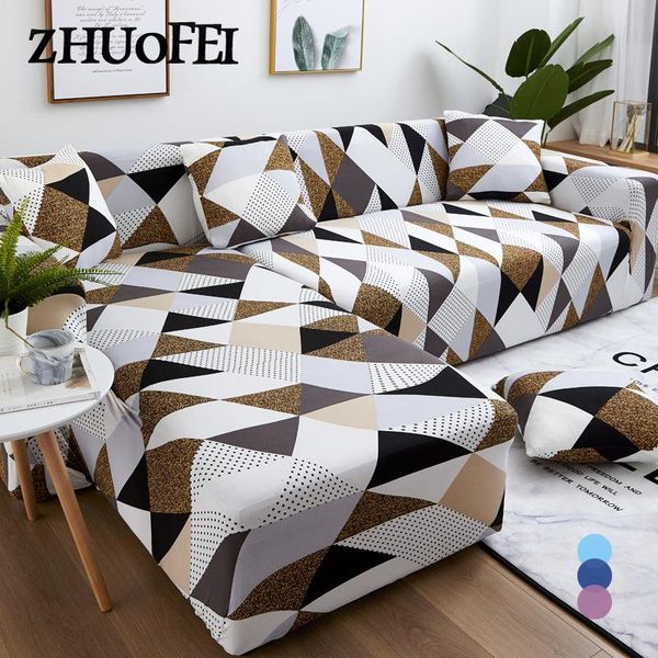 

chair covers geometry elastic sofa modern living room decorative stretch slipcovers sectional corner furniture cover towel