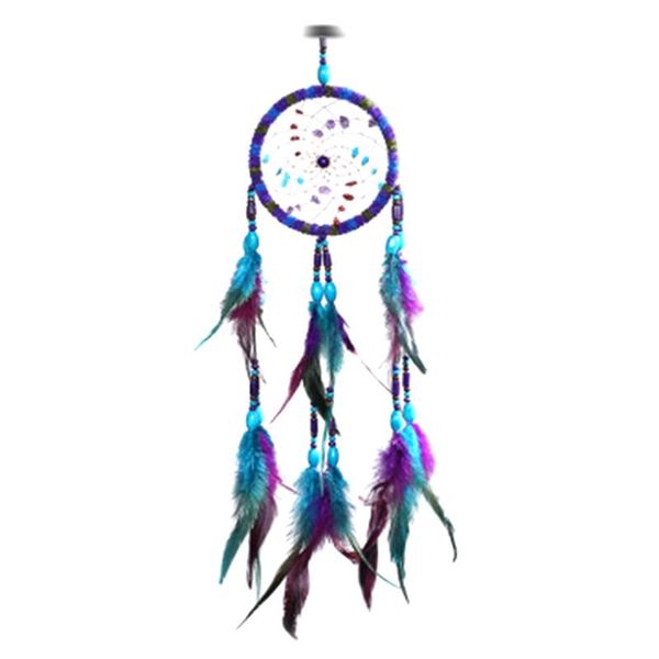 

decorative objects & figurines handmade dream catcher net with feathers wind chimes wall hanging dreamcatcher craft gift for home dec