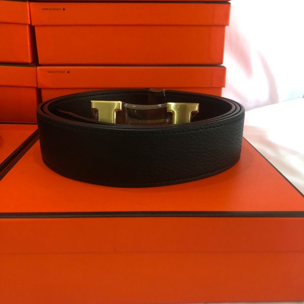 

2021 luxury designer belts men women belts of mens and women belt with fashion big buckle real leather 4 color, Black;brown