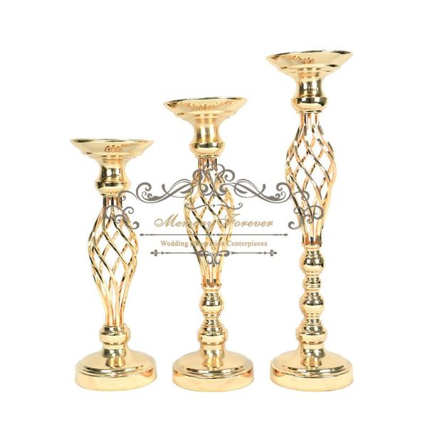 

party decoration wedding flower stand centerpiece candle holder metal candlestick table candelabra set
