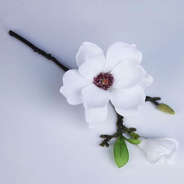 

decorative flowers & wreaths artificial simulation flower home office garden decoration short branch mini magnolia