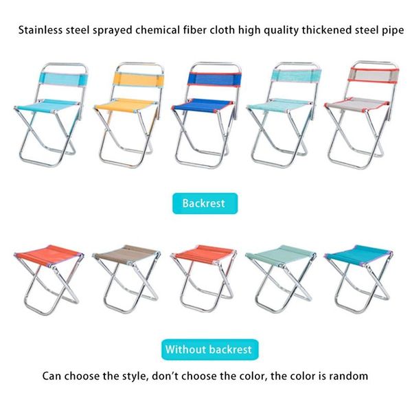 

1pcs ultralight outdoor folding stool mini camping chair fishing picnic bbq seat foldable chairs for travel accessories