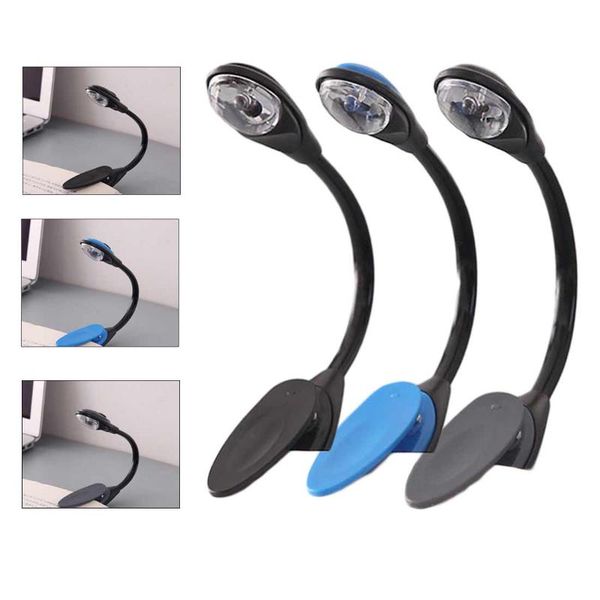 

book lights 1pc led light mini clip-on flexible bright lamp reading for travel bedroom reader christmas gifts
