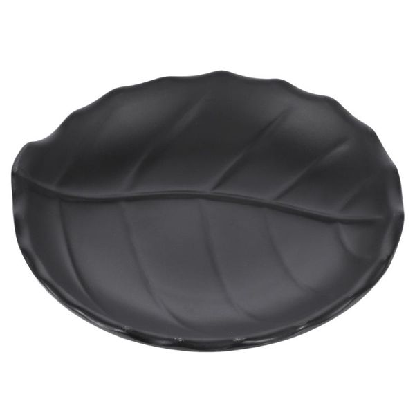 

dishes & plates 1pc decorative bowl dish tableware for cold side desserts (black)