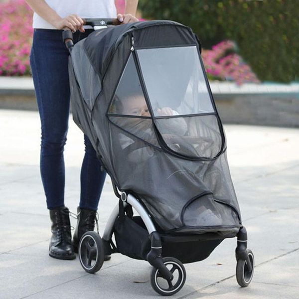 

stroller parts & accessories uv ray sun visor shade canopy mosquito net for baby buggy cover pram seat sunshade pushchair car hood