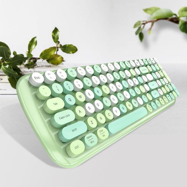 

keyboards wireless bluetooth keyboard backlit waterproof supports ergonomics for mobile phones and tablets