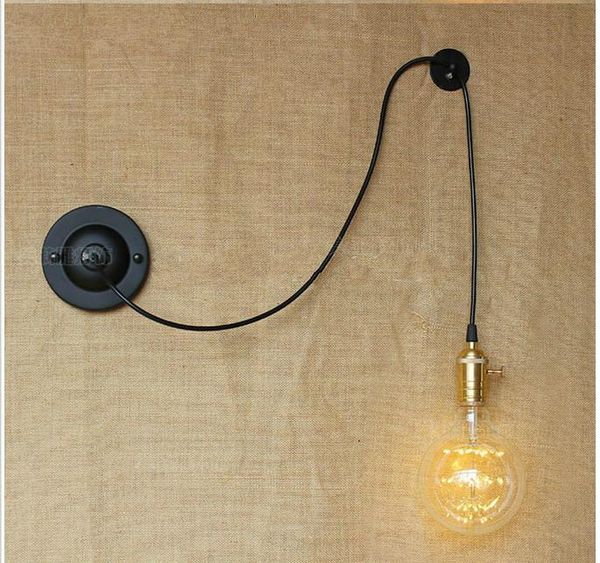 

wall lamp industrial vintage sconce/lamp diy creative arts minimalist decoration bedroom bedside