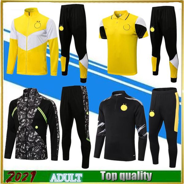 

mens 2022 haaland soccer training suit 2021 reus full zip jacket sets tracksuits 21/22 survetement hazard sports wear football hoodie polo k, Black