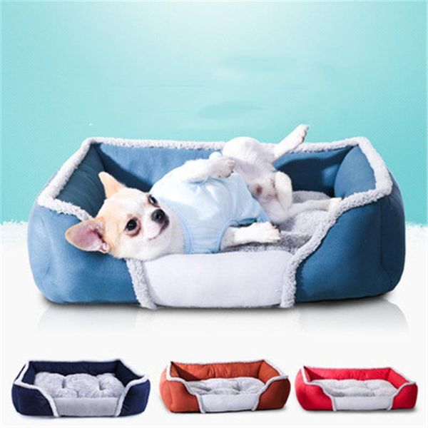 

teddy creative cat litter autumn and winter warm dog bed pet nest cushion breathable kennel cotton machine washable kennels & p