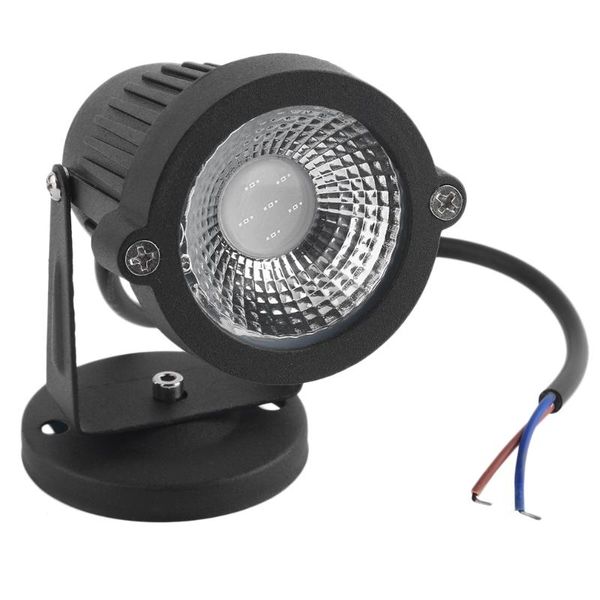 

lawn lamps icoco black long life energy-saving 8w flat bottomed garden yard light lamp cob 85-265v spotlight no ultraviolet