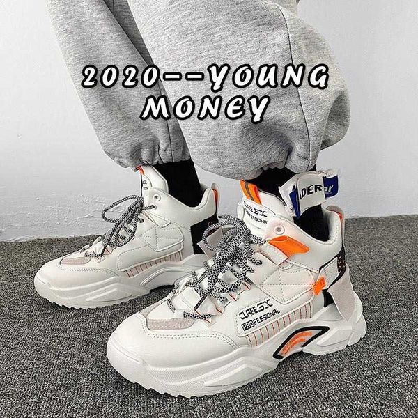 

men running shoes shoes quality fashion brand spring 2021 new high leisure sports dad men's shoes traniers sneakers