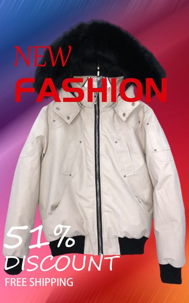 

2021 mens and wemens real wolf fur collar duck down jacket coat warm winter coats outwear jackets parkas canada down jd02, Black