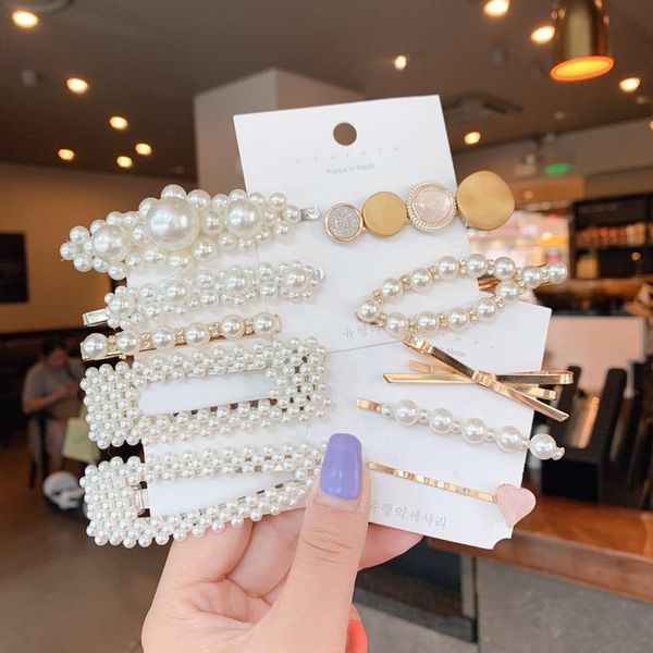 

hair accessories [xwen] koreanpearls hairpins edge clip girls' hairpin headdress bangs female oh197401