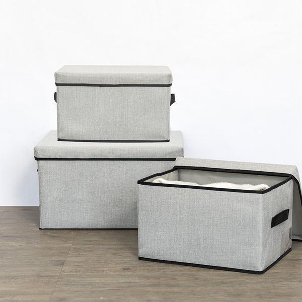 

storage boxes & bins luluhut linen clothes box washable sundries container foldable underwear cover home organizer