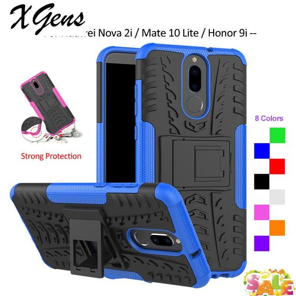 

cell phone pouches for cover huawei nova 2i case tpu & pc holder armor bumper protect mate 10 lite 5.9''
