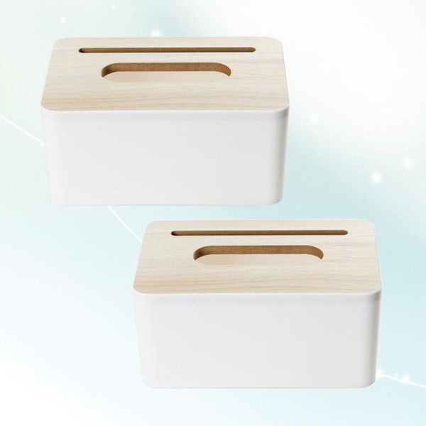 

tissue boxes & napkins 2pcs box creative desknapkin storage container paper organizer towel holder for cars home