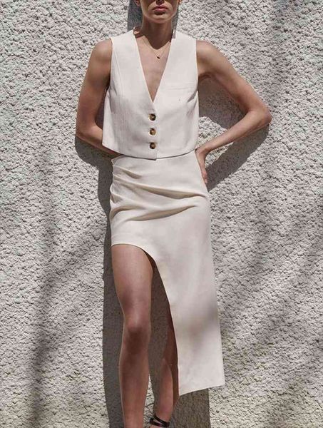 

za summer womens fashion all-match temperament casual asymmetrical linen skirt midi bag hip skirt, Black