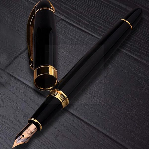

fountain pens 1pc pen 0.7mm metal writing signing with calligraphy ink stationary gift office student supplies t4f6