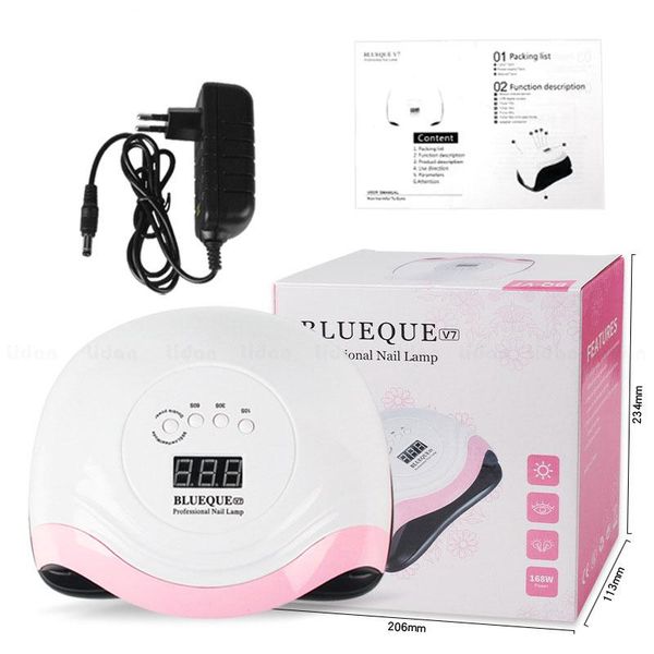 

nail lamp 168w uv quick-drying drying machine baking manicure potherapy dryers