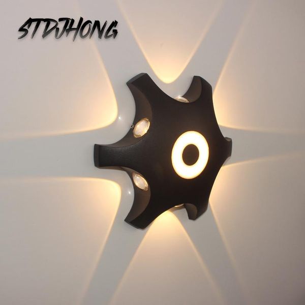 

wall lamp minimalist indoor 8w led el coffee shop home bedroom living room passage aisle stair decorative modern lights
