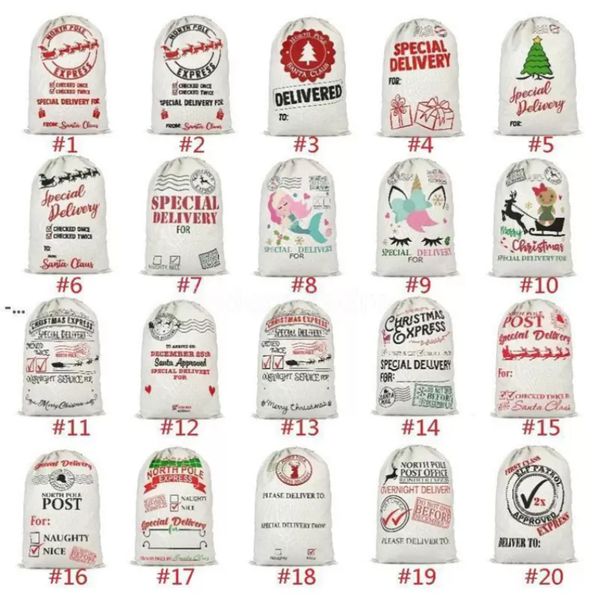 

stock new christmas gift bags reindeers printed kids candy bag xmas drawstring sack christmas-decoration seaway