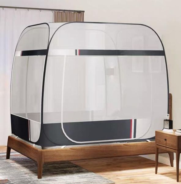 

mosquito net encryption insect mesh nets big square mongolian yurt netting for single double bed three-door tent canopy