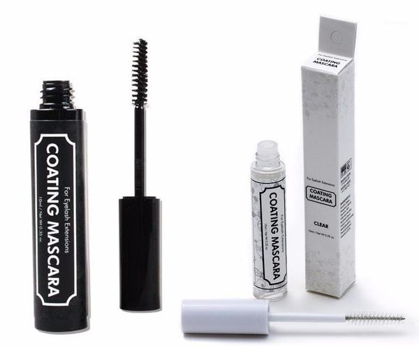 

clear black mascara coating for eyelash extension after care tools1