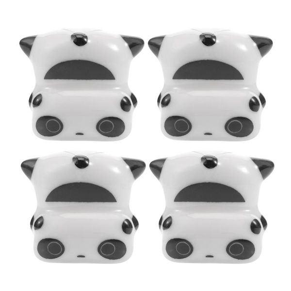 

kitchen storage & organization 4pcs panda shape chopsticks holder lovely cutlery ceramic chopstick rest