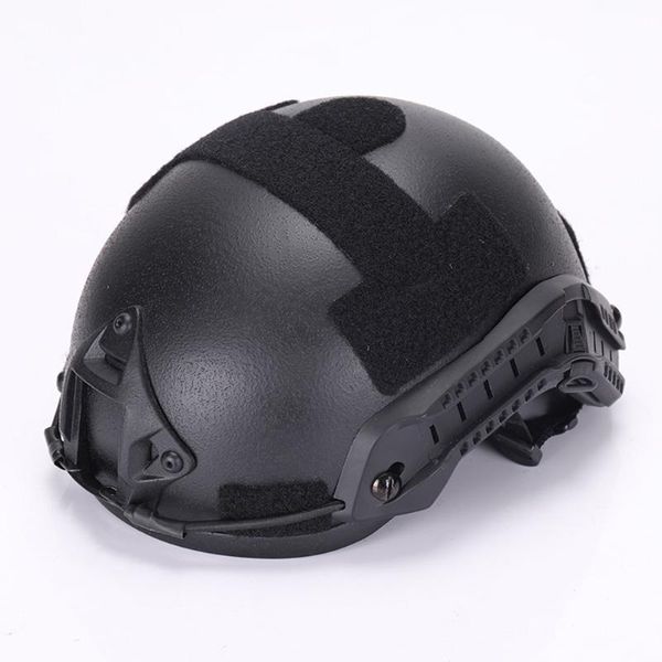 Caschi da ciclismo Casco tattico FRP Anti-smash VELOCE Regolabile Protettivo per Paintball Wargame Sport all'aria aperta