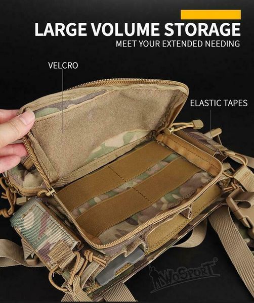 

hunting tactical vest modular chest rig set drop pouch 3pcs mag insert 500d waist support, Black;gray