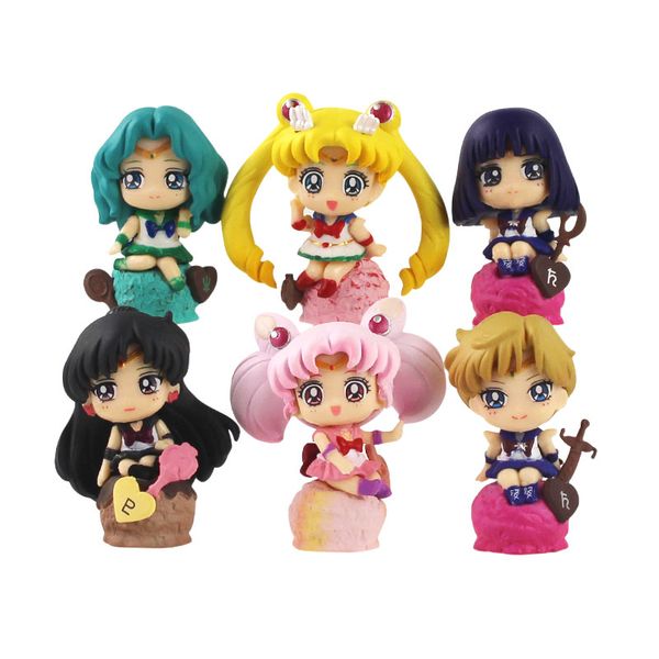

6pcs/lot anime figures pvc action figure toy doll