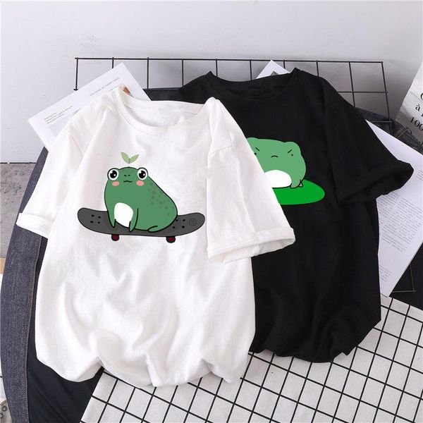 

women's t-shirt y2k kawaii clothes plus size women clothing graphic t-shirts summer for harajuku korean fashion oversized t shirt, White
