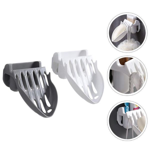 

soap dishes 4pcs bathroom boxes draining creative holders rack