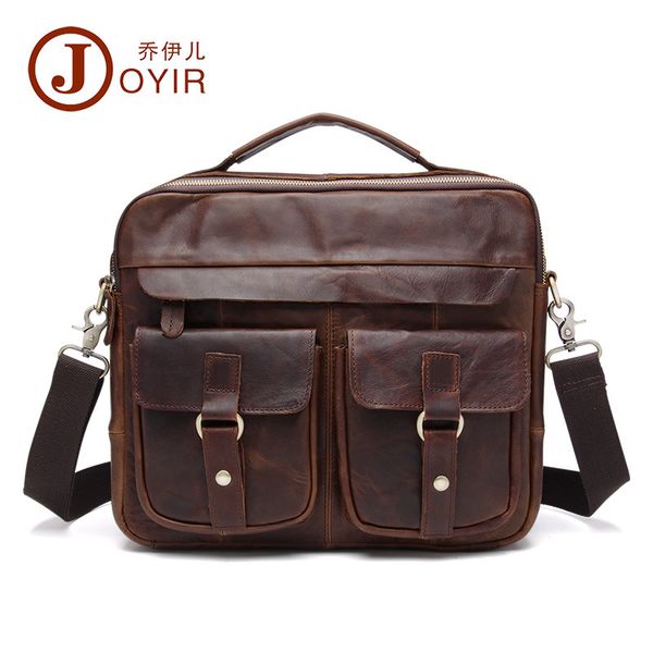 

horse crazy leather men's bag busins computer handbag men's briefcase