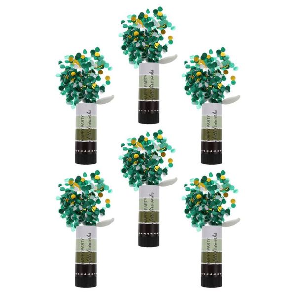

party decoration 6pcs hand-held confetti tubes wedding cannons supplies