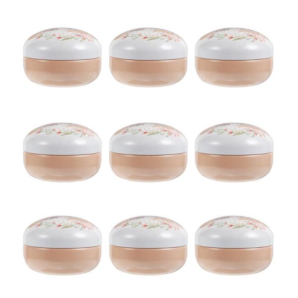 

gift wrap 10pcs tinplate candy boxes wedding round tins cases