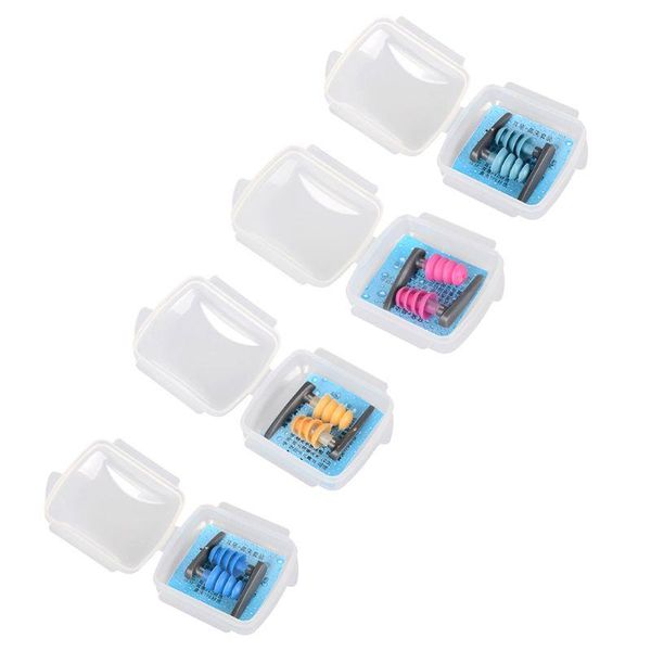 

soft silicone swimming ear plugs comfortable waterproof noise cancelling reusable hearing protection earbuds storage case nose clip