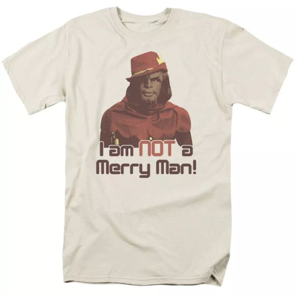 

star trek not merry tv show t-shirt sizes s-3x new, White;black