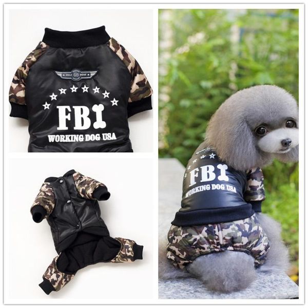 

pet warm coat dog winter thicken jumpsuit dogs cotton clothes f79 apparel