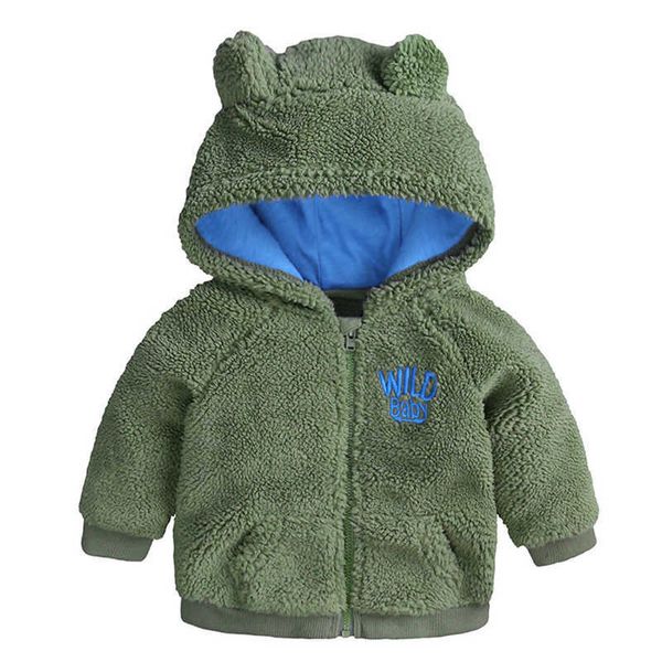 Giacche invernali per bambini infantili per cappotto da ragazzo Cappotto in cashmere con cappuccio caldo e spesso capispalla per bambina Tuta da neve Primavera Giacca per neonati H0909