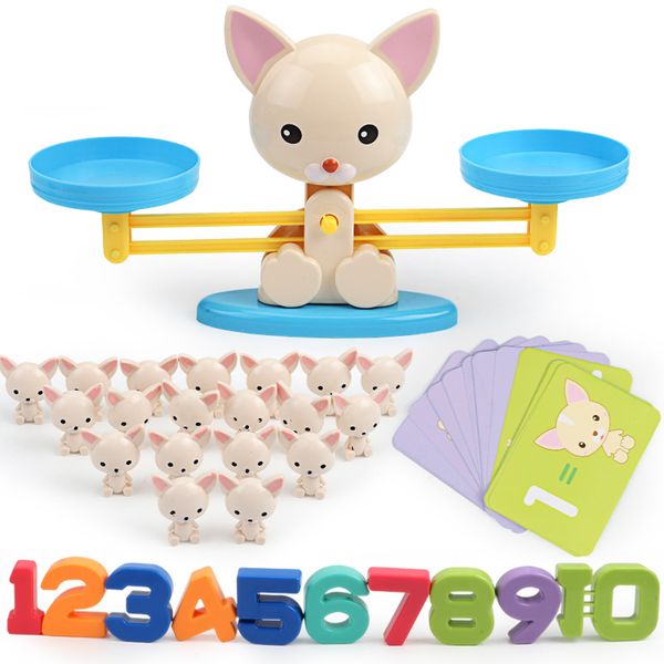 

3pieces/lot1 set of childrens balance arithmetic toys easy to assemble family parents and children interactive learning game toys