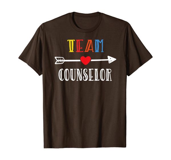 

team counselor teacher back to school t-shirt, White;black